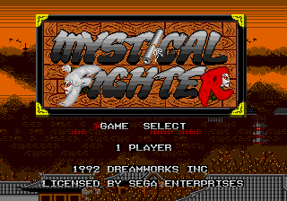 Sega Genesis Mystical Fighter review